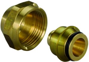 Адаптер зажимной VARIO для труб PEX 20*1,9/2,0-G3/4"ВР евроконус '25И, Uponor