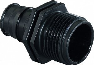 Штуцер Q&E НР 20-R3/4", '80И, DR-латунь, Uponor
