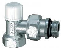 Вентиль запорный угловой 3/4" ВР, EPDM