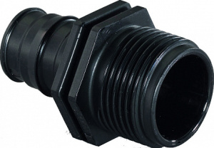 Штуцер Q&E НР 25-G1", PPSU, Uponor