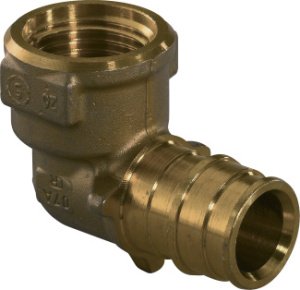 Угольник Q&E с ВР 25-RP3/4" '35И, DR-латунь, Uponor