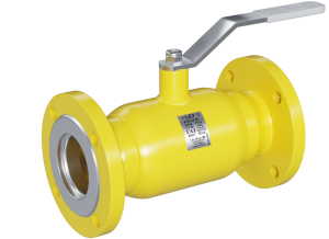 Кран шаровой LD КШЦФ DN40, Pn40 фланец, сталь 20, рычаг, для воды