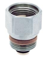 Клапан обратный 3/8"х1/2", для воздухоотводчика, хромированный FAR