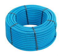 Труба Standard в синей гофре, PEXc-AL-PEXc ф16х2, бухта 25 метров Henco