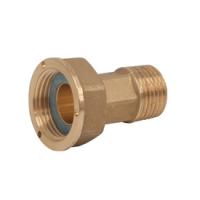 Отвод с накидной гайкой для счетчиков, 1/2"x3/4"