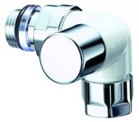 Комплект трехосевой 1/2" с гайкой М24*19 правый, бел.глянц.