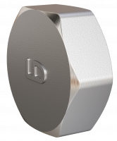 Заглушка DN32 (1 1/4") ВР латунь никель
