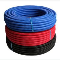 Труба Standard в красной гофре, PEXc-AL-PEXc, ф16х2, бухта 100 метров Henco