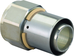 Штуцер S-PRESS с ВР 40-RP1" 1/2 '5А, латунь, Uponor