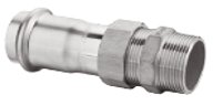 Муфта-пресс НР 28x3/4" разборная, нержавеющая сталь, Kromwell
