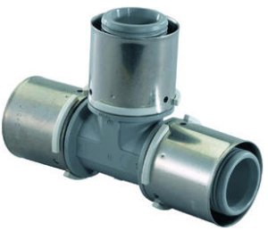 Тройник S-PRESS 40-32-40 '5Щ, PPSU, Uponor