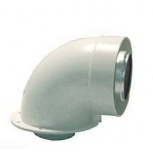 Угол с фланцем COAS.60/100 SR.A9F0 Ferroli