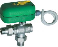 Кран шаровой 3-х ход., 3/4" (НР-ВР), сервопривод арт.3005 40 S