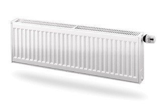 Радиатор стальной панельный EVRA Ventil Compact 21-300-1600, подкл нижнее правое, RAL 9016 глянцевый