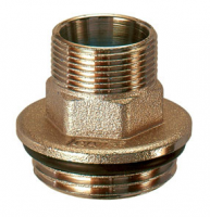 Латунный переходник (НР), M24x19 - 3/4" (c EPDM)
