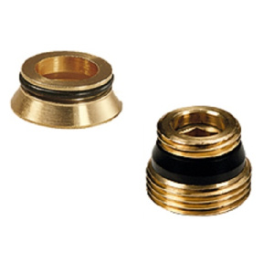Переходник с герм. прокладкой 1/2" x 3/4"E для узлов нижнего подключения R383, R384, R387, R388