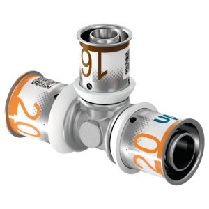 Тройник S-PRESS PLUS 32-25-25 '5А, латунь, Uponor