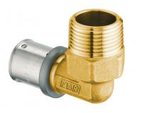Пресс-уголок НР 1/2"-16*2, без покрытия FAR