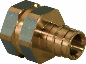 Штуцер Q&E ВР 25-RP3/4" '40Ф, DR-латунь, Uponor