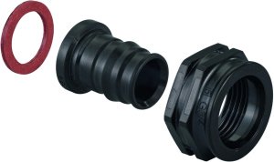 Штуцер Q&E с накидной гайкой 16-G1/2" '50Щ, PPSU, Uponor