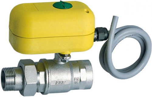 Кран шаровой 2-х ход., с сервоприводом., 3/4", НР-ВР, зонный, 24 В, 40 сек FAR