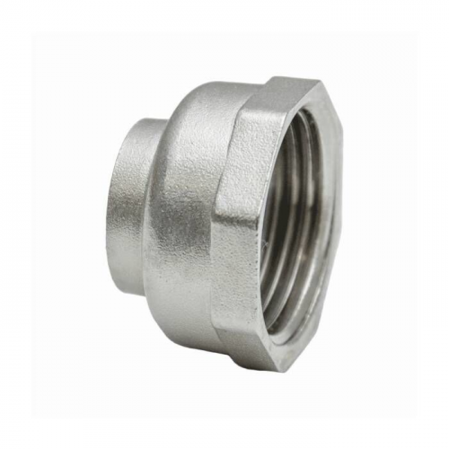 Муфта переходная DN25х15 (1"ВР х 1/2"ВР) латунь никель
