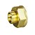 Переход DN20х15, 3/4"х1/2", ВР-НР, латунь LD