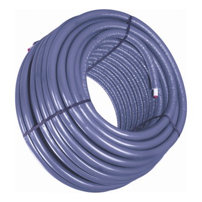 Труба Radi Pipe PE-Xa/EVOH, PN10, ф16х2,2 мм, бухта 100 м, в теплоизоляции 6 мм, цвет синий USYSTEMS