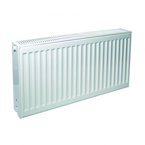 Радиатор стальной панельный EVRA Compact 33-500-0400, подкл боковое, RAL 9016 глянцевый