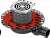 Трап низкий горизонтальный с фланцем (арт. TECE 3601100)