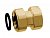 Переходник лат.с накидной гайкой 3/4”– 1/2"(НР), с EPDM