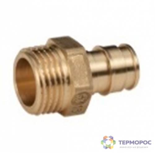 Фитинг прямой GX с наружной резьбой, 16х1/2"M Gekon