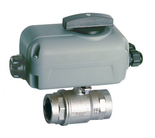 Кран шаровой 2-х ход., моторизованный, 2", ВР-ВР, зонный, 220 В, 30 сек FAR