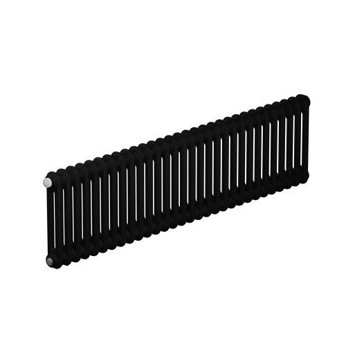 Радиатор стальной трубчатый Rifar TUBOG 2037 50 секций, подкл нижнее одност с терм, антрацит матовый