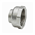 Муфта переходная DN20х15 (3/4"ВР х 1/2"ВР) латунь никель