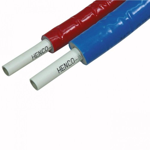 Труба HENCO STANDARD в синей изоляции (6мм), PEXc-AL-PEXc, 16х2, бухта 100 метров