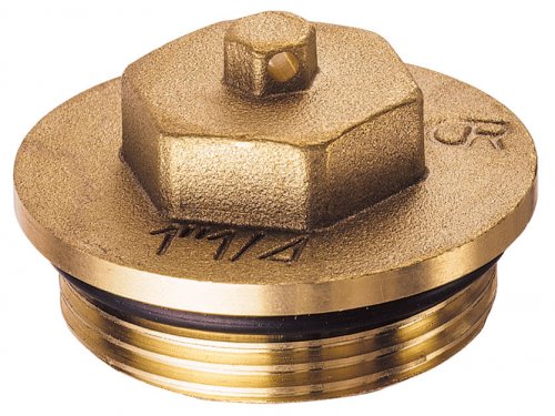 Заглушка CR, 2", НР, латунная FAR