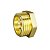 Футорка DN20х15, 3/4"х1/2", НР-ВР, латунь LD