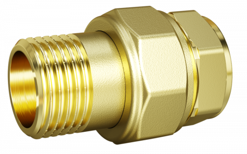Сгон разъемный (американка) LD Pride DN32 (1 1/4") ВР/НР латунь