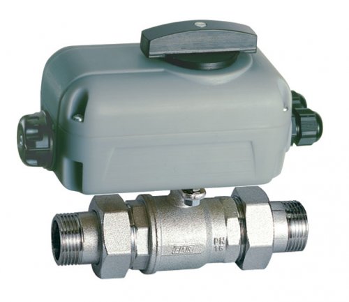 Кран шаровой 2-х ход., моторизованный зонный (НР-ВР), 220В, 30 сек, 2"