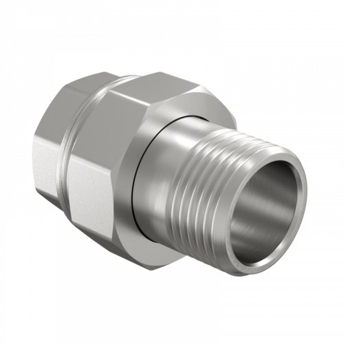 Сгон разъемный (американка) DN25 (1") ВР/НР латунь никель