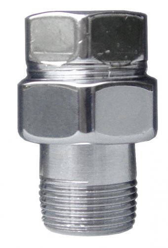 Фитинг прямой трехразъемный 3/4", покрытие серебро FAR