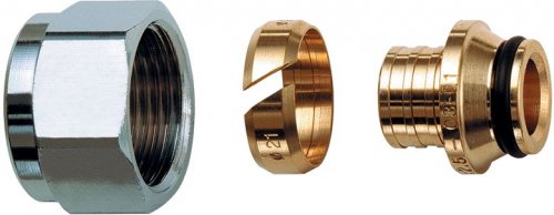 Концовка для пластиковых труб, 17х2 евроконус 3/4" FAR