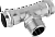 Тройник-пресс НР 28x1/2"x28, нержавеющая сталь, Kromwell