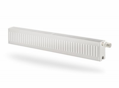 Радиатор стальной панельный Purmo Ventil Compact 22-200-0700, подкл нижнее правое, RAL 9016 глянцевый