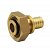 Муфта 16x3/4"EK с накидной гайкой, аксиальная, Kromwell
