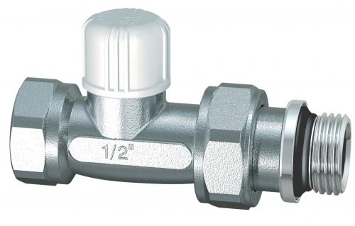Вентиль запорный прямой 3/8” ВР, уплотнение EPDM