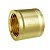 Муфта DN20 (3/4") ВР латунь