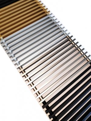 Конвектор внутрипольный Gekon Эко 11х100х18 /R/ алюминий