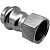 Муфта-пресс ВР 18x3/4", нержавеющая сталь, Kromwell